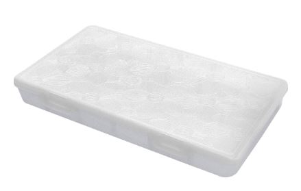 Органайзер для мелочей Keeplex Fiori с разделителями XL 35,5х20х4,5см белое облако